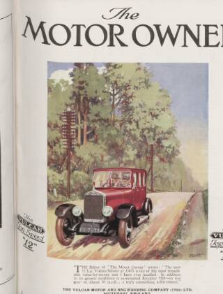 cover page of Motor Owner published on June 1, 1925