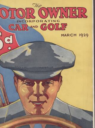 cover page of Motor Owner published on March 1, 1929