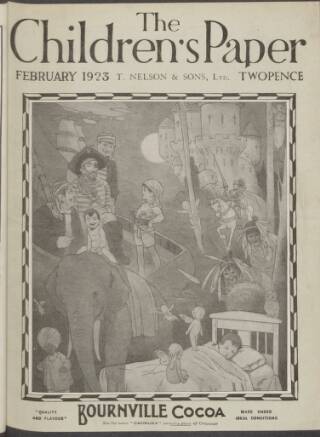 cover page of Children's Paper published on February 1, 1923