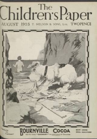 cover page of Children's Paper published on August 1, 1923
