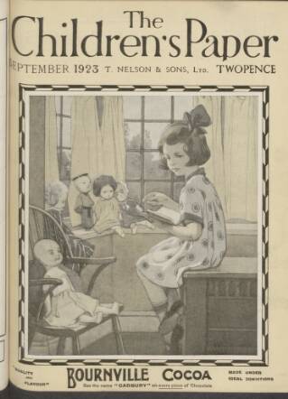 cover page of Children's Paper published on September 1, 1923