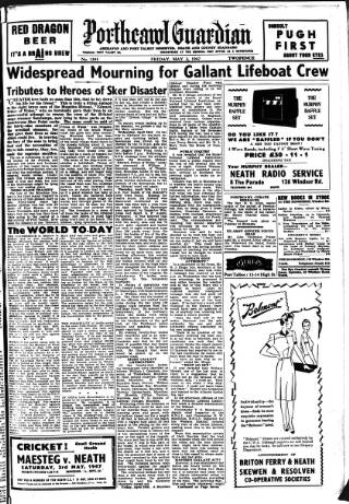 cover page of Porthcawl Guardian published on May 2, 1947
