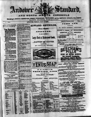 cover page of Andover Chronicle published on May 4, 1900
