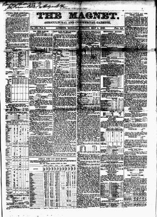 cover page of Magnet (London) published on May 4, 1840