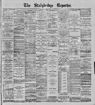 cover page of Stalybridge Reporter published on May 4, 1895