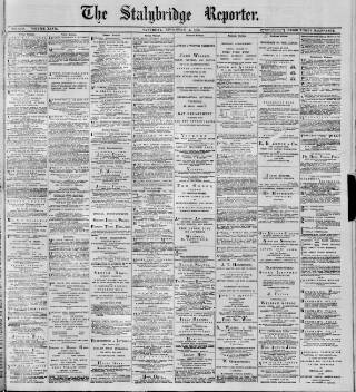 cover page of Stalybridge Reporter published on November 2, 1901