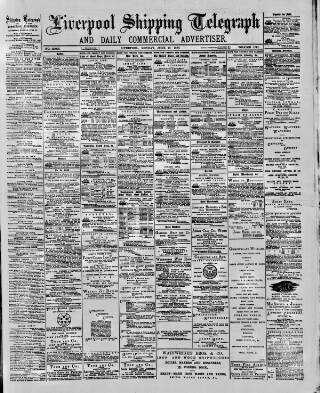 cover page of Liverpool Shipping Telegraph and Daily Commercial Advertiser published on June 18, 1888