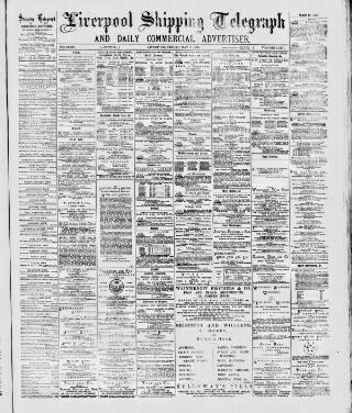 cover page of Liverpool Shipping Telegraph and Daily Commercial Advertiser published on May 2, 1890