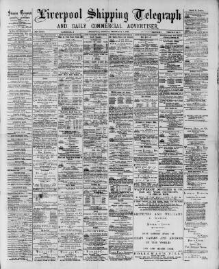 cover page of Liverpool Shipping Telegraph and Daily Commercial Advertiser published on February 2, 1891