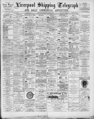 cover page of Liverpool Shipping Telegraph and Daily Commercial Advertiser published on June 18, 1894