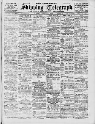 cover page of Liverpool Shipping Telegraph and Daily Commercial Advertiser published on February 2, 1899