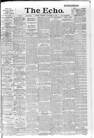cover page of Echo (London) published on September 17, 1898
