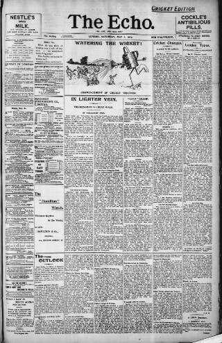 cover page of Echo (London) published on May 2, 1903