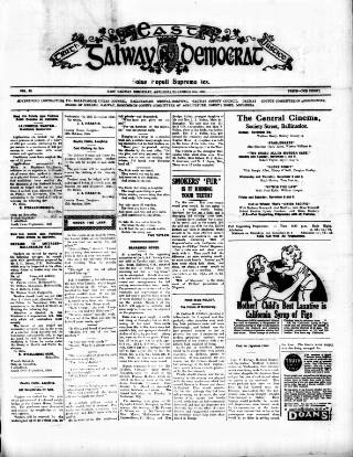 cover page of East Galway Democrat published on November 2, 1940