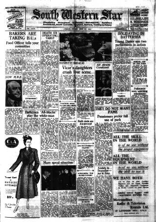 cover page of South Western Star published on June 18, 1948