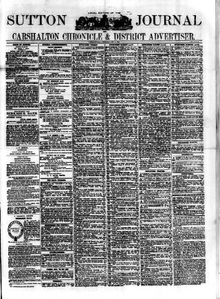 cover page of Sutton Journal published on February 2, 1899