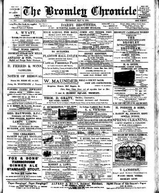cover page of Bromley Chronicle published on May 2, 1901