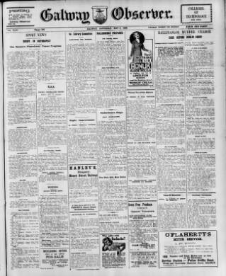 cover page of Galway Observer published on May 2, 1936