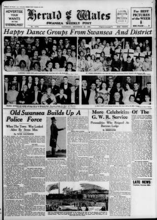 cover page of Herald of Wales published on December 14, 1935