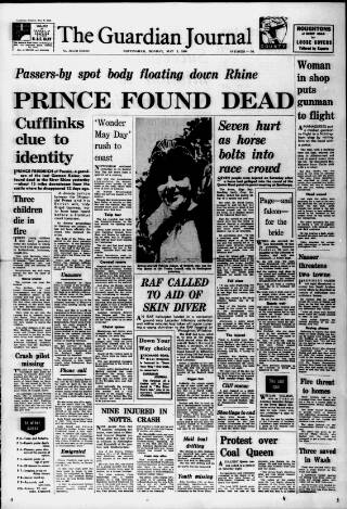 cover page of Nottingham Guardian published on May 2, 1966