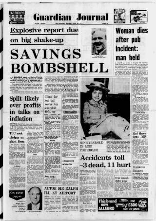 cover page of Nottingham Guardian published on June 18, 1973