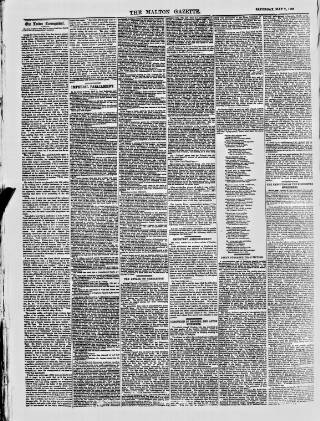 cover page of Malton Gazette published on May 2, 1863