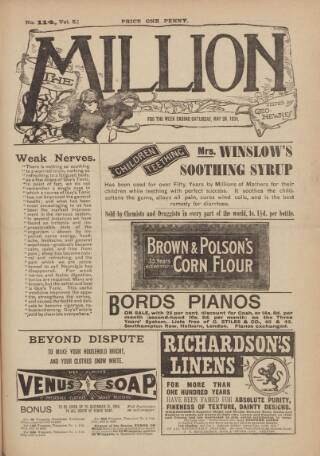 cover page of Million published on May 26, 1894