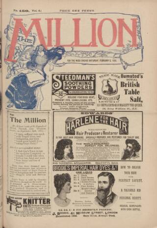 cover page of Million published on February 2, 1895
