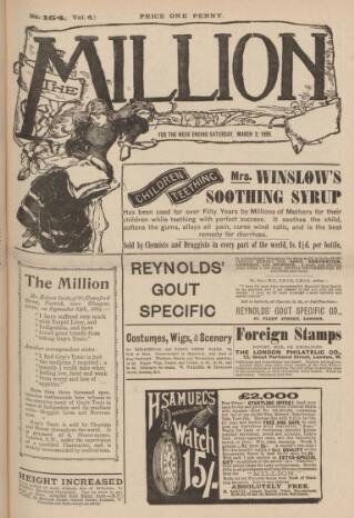 cover page of Million published on March 2, 1895