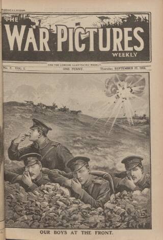 cover page of War Pictures Weekly and the London Illustrated Weekly published on September 17, 1914