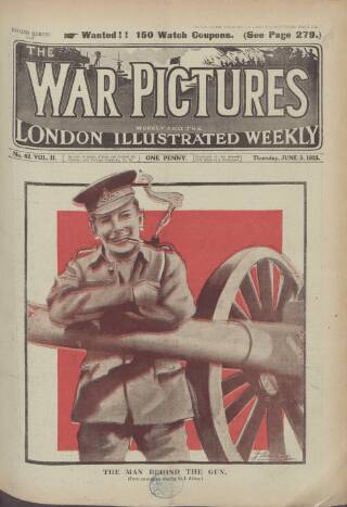 cover page of War Pictures Weekly and the London Illustrated Weekly published on June 3, 1915