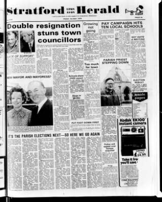 cover page of Stratford-upon-Avon Herald published on May 4, 1979