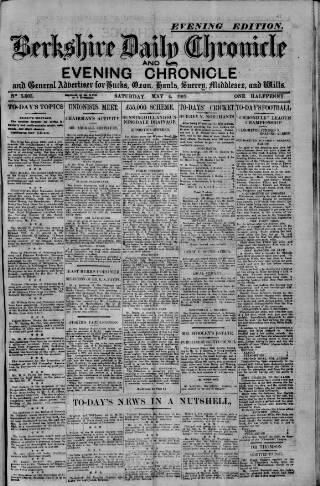 cover page of Berkshire Chronicle published on May 4, 1912