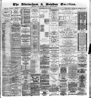 cover page of Altrincham, Bowdon & Hale Guardian published on May 4, 1887