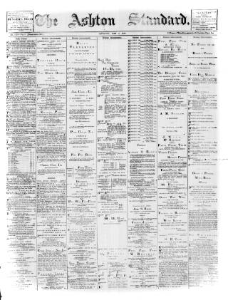 cover page of Ashton Standard published on May 2, 1896