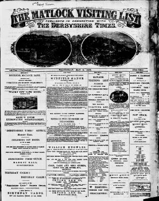 cover page of Matlock Visiting List published on May 2, 1888