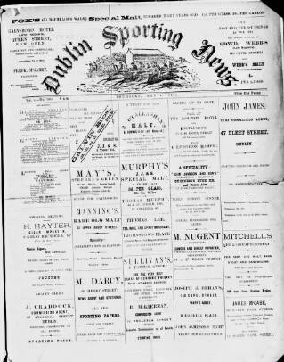cover page of Dublin Sporting News published on May 4, 1893