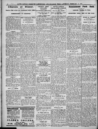 cover page of South London Observer published on February 2, 1935