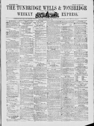 cover page of Tunbridge Wells Weekly Express published on June 18, 1889