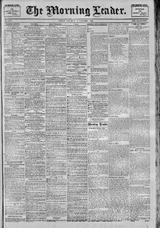 cover page of Morning Leader published on November 2, 1901