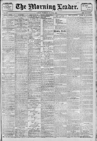 cover page of Morning Leader published on June 18, 1902