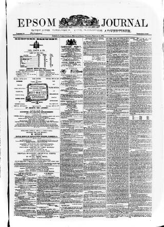 cover page of Epsom Journal published on February 2, 1875