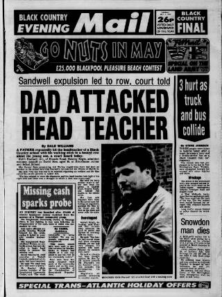 cover page of Sandwell Evening Mail published on May 2, 1995