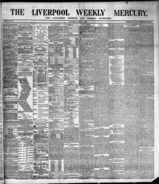 cover page of Liverpool Weekly Mercury published on May 4, 1889