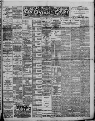 cover page of Liverpool Weekly Mercury published on June 18, 1892