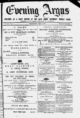 cover page of Bath Argus published on May 2, 1877