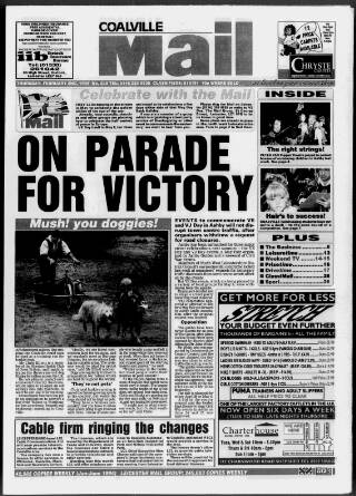 cover page of Coalville Mail published on February 2, 1995