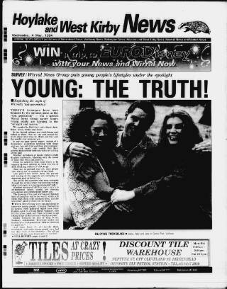 cover page of Hoylake & West Kirby News published on May 4, 1994
