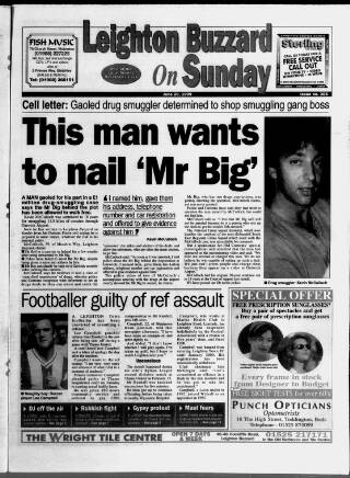 cover page of Leighton Buzzard on Sunday published on June 20, 1999