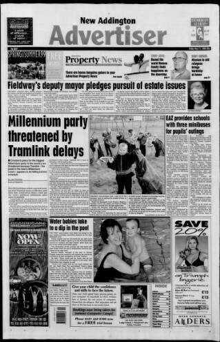 cover page of New Addington Advertiser published on May 21, 1999